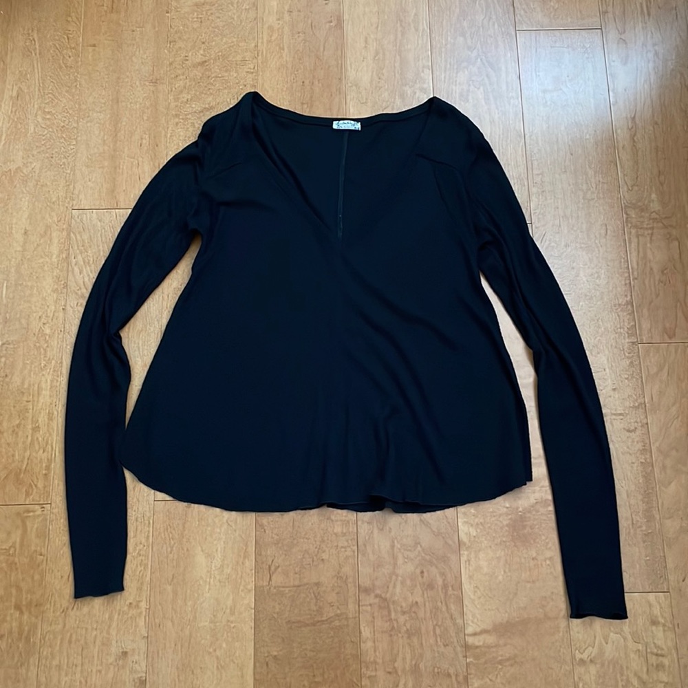 Free People Intimately ribbed long sleeve size S